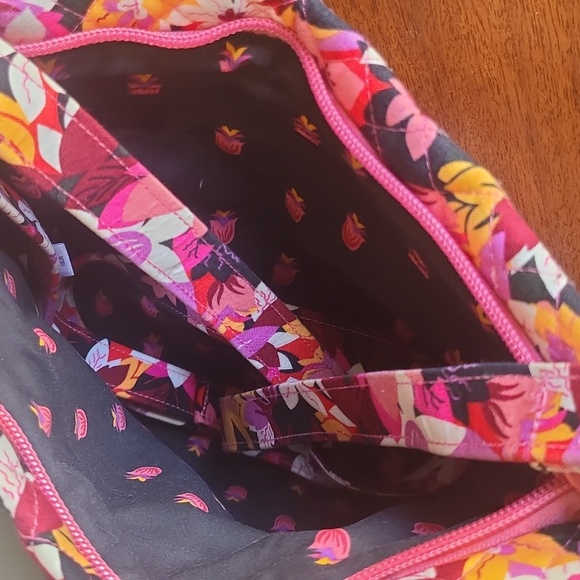 Vera Bradley Triple Zip Hipster - Cotton - Rosa Floral - Picture 3 of 3